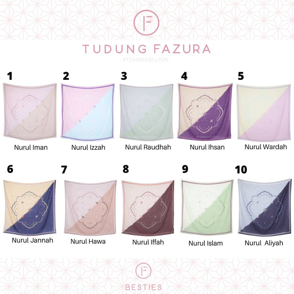 Tudung Fazura - Nurul Iman Collection