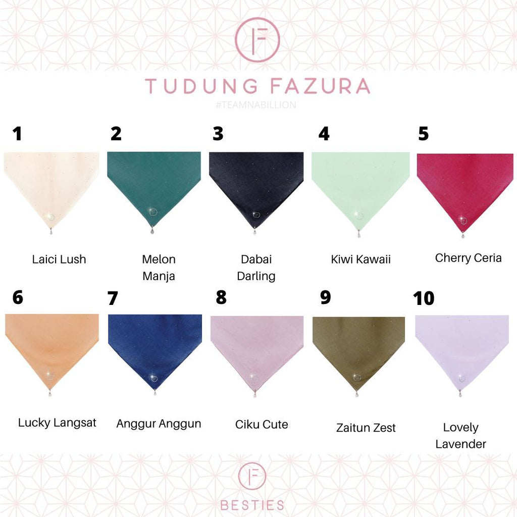 Tudung Fazura - Kiwi Kawaii Collection