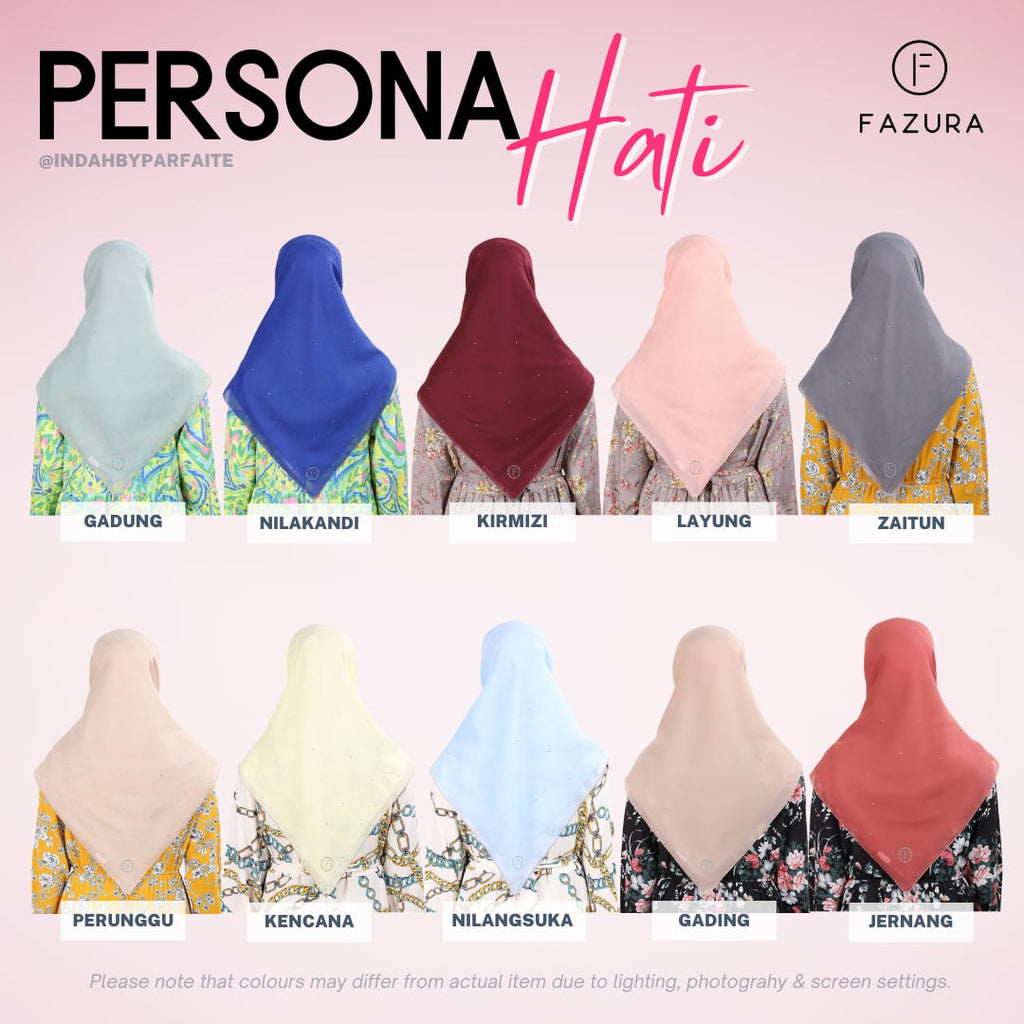 Tudung Fazura - Pesona Hati Collection